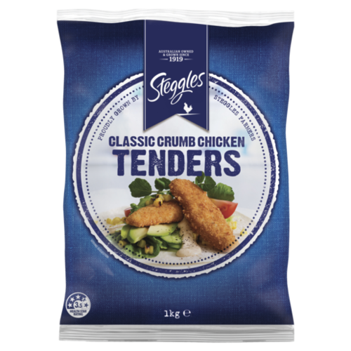 BAIDA, Classic Crumb Chicken Tenders 1kg Halal Certified